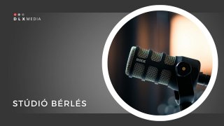 Stúdió bérlés